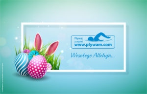 Wielkanoc 2020 z logo plywam.com